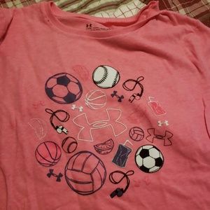 Brand new Under Armour Heat Gear Girls shirt